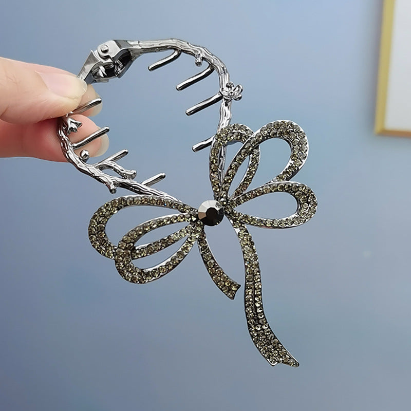 🎅Épingle à cheveux Bow Light Luxury Premium Feeling🎀