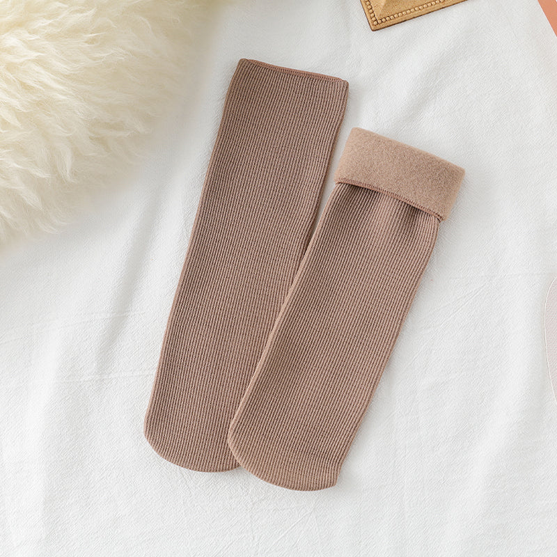 đ„Chaussettes d'Hiver avec Doublure en Peluche