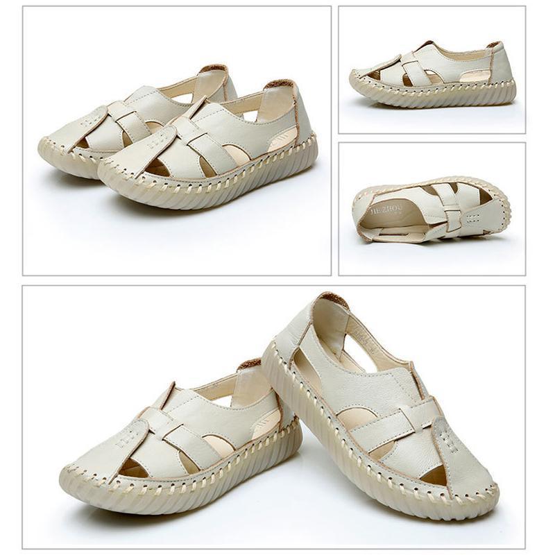 Sandales en cuir faites main