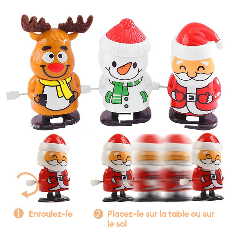 Jouets de Noël en forme d'horloge