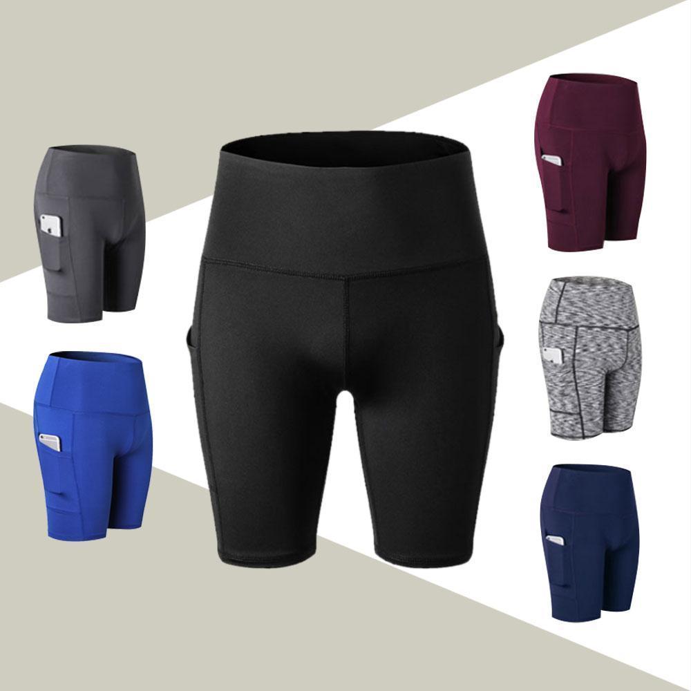 Short De Sport Taille Haute pour Femmes
