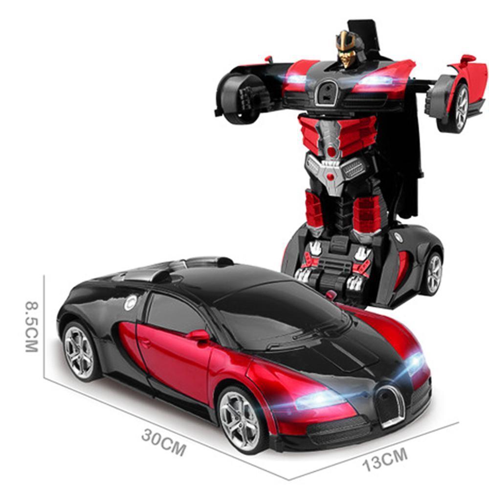 Jouet RC Robot Transformateur Télécommande Voiture de Course