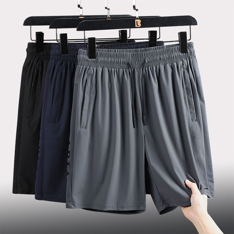 Short homme en soie glacée