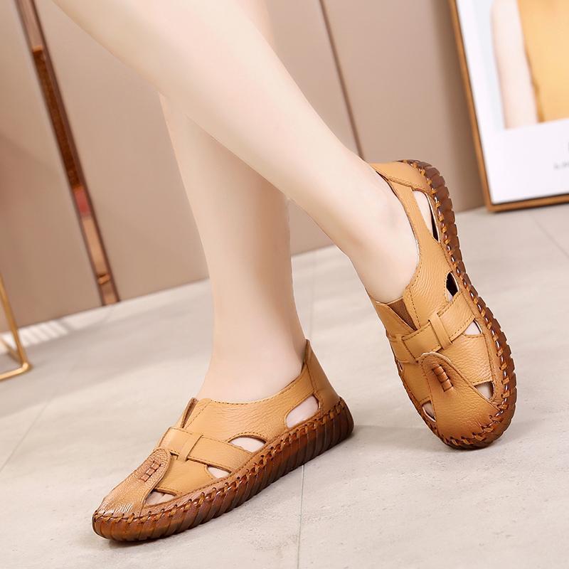 Sandales en cuir faites main