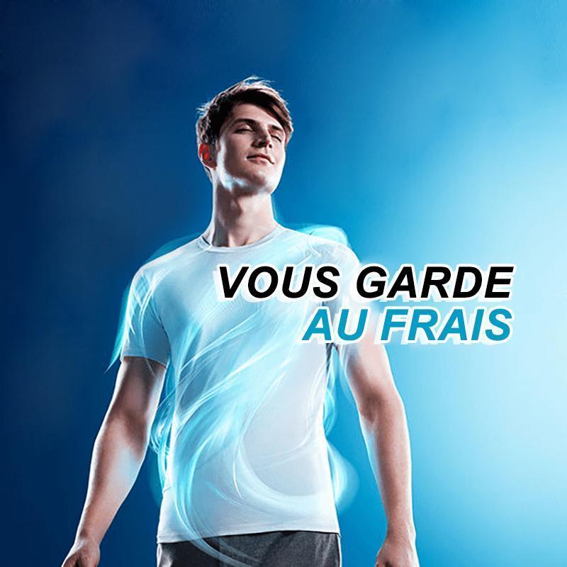T-shirt À Séchage Rapide en Soie de Glace