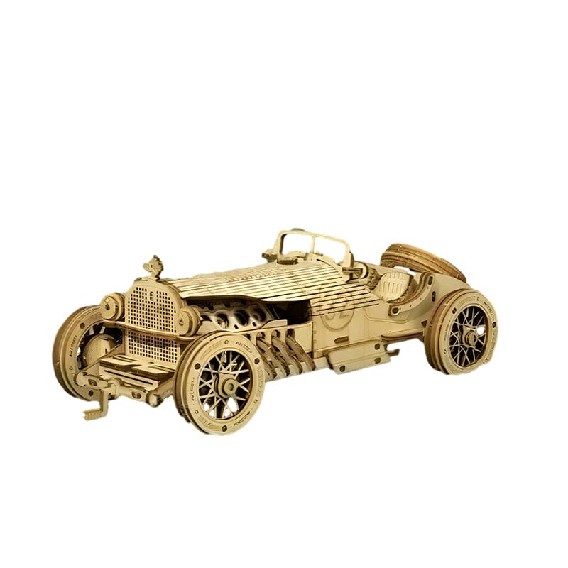 Ensemble de puzzle de modèle mécanique en bois super