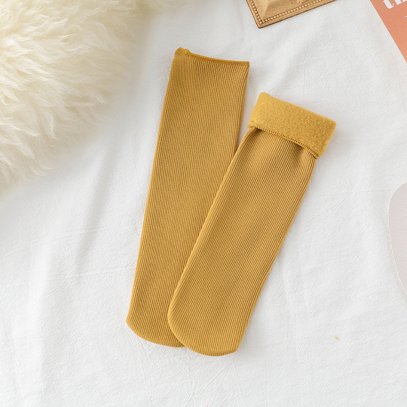 đ„Chaussettes d'Hiver avec Doublure en Peluche