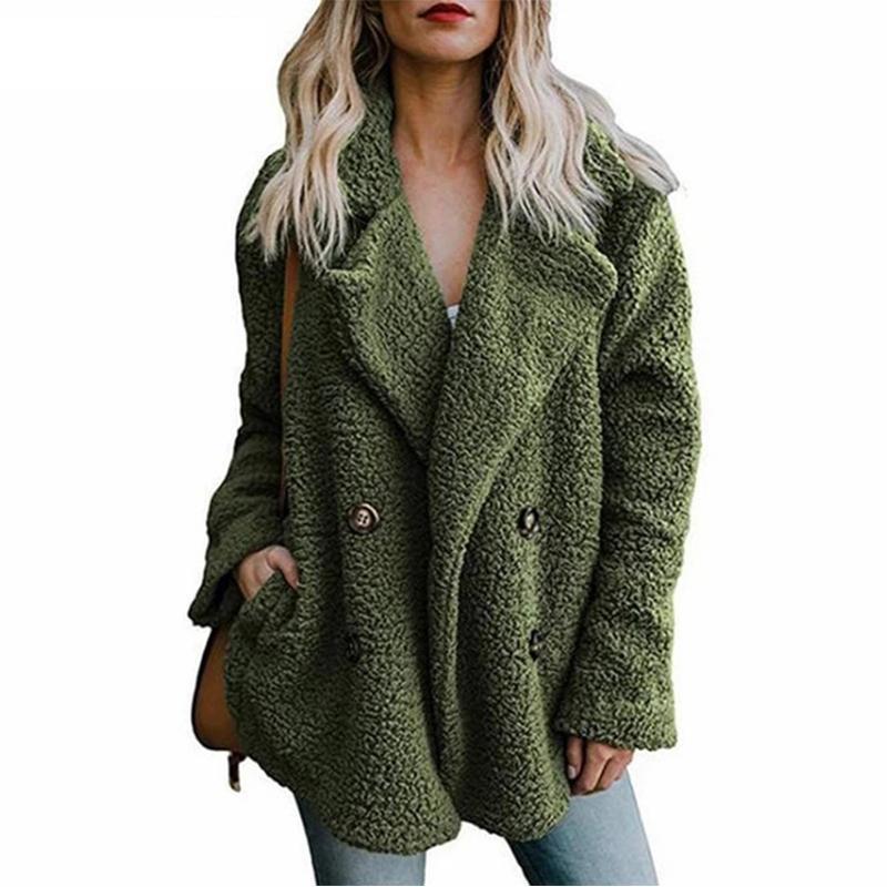 Veste en Peluche pour Femmes en Polaire
