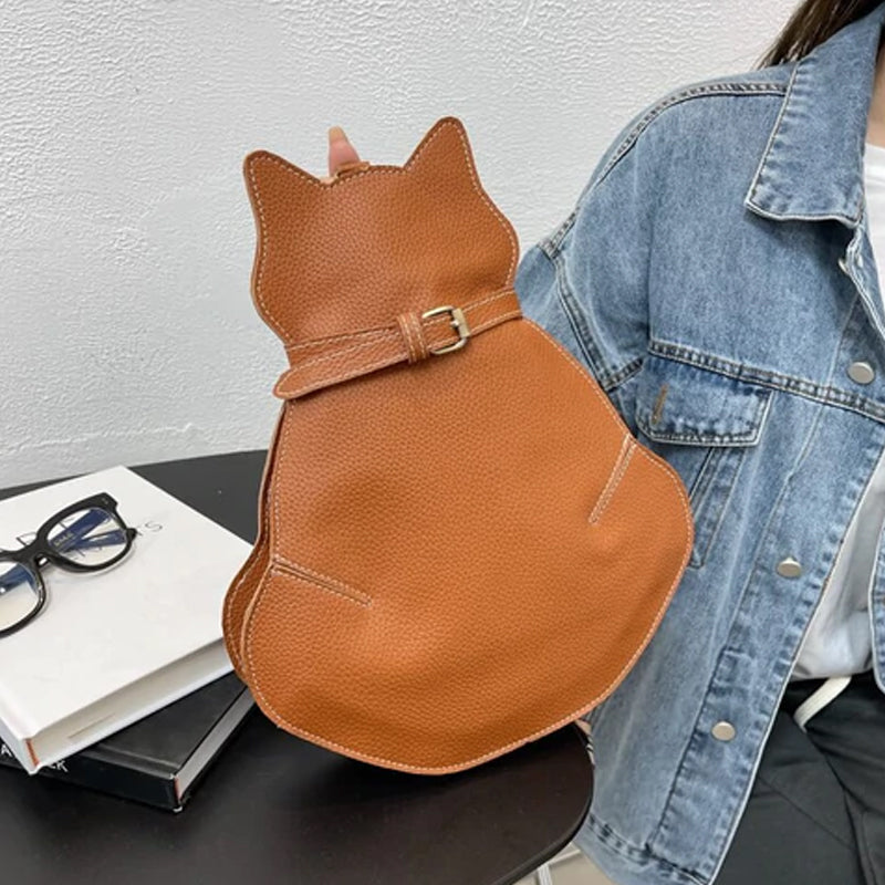 Sac à bandoulière en forme de chat
