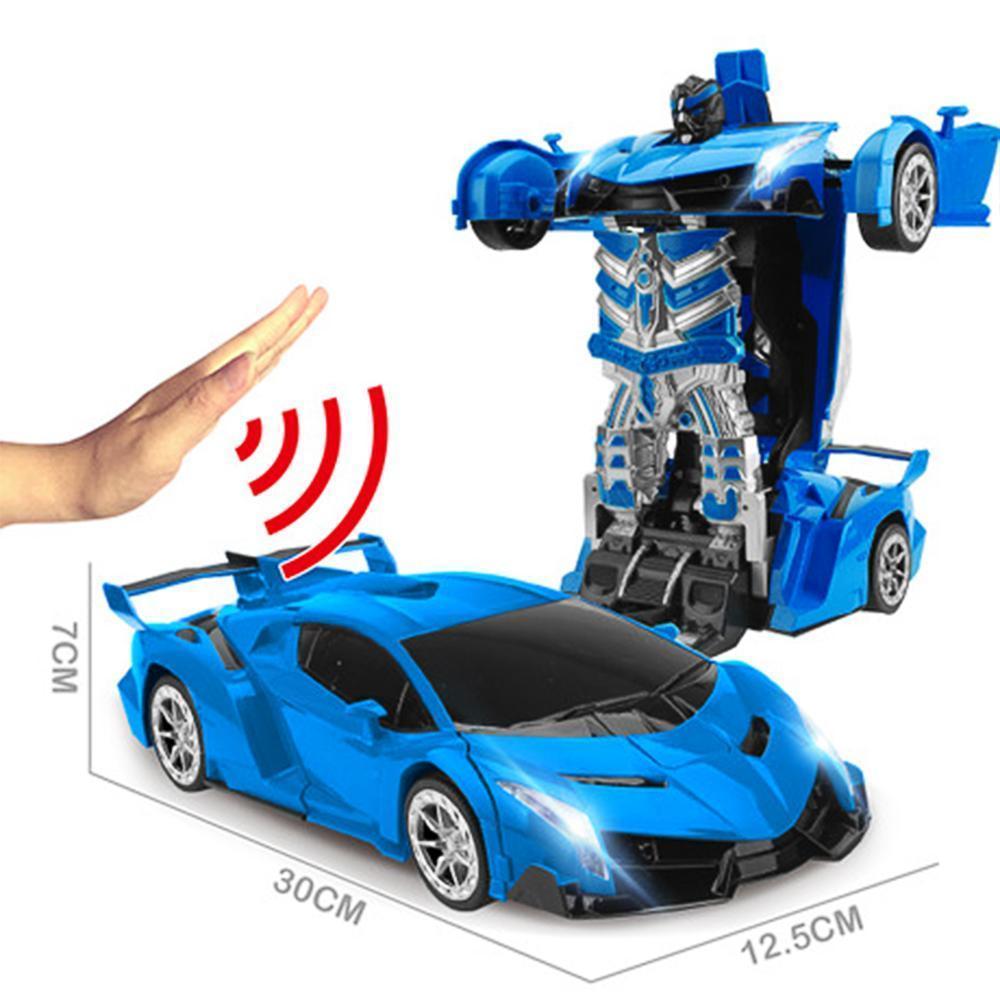 Jouet RC Robot Transformateur Télécommande Voiture de Course