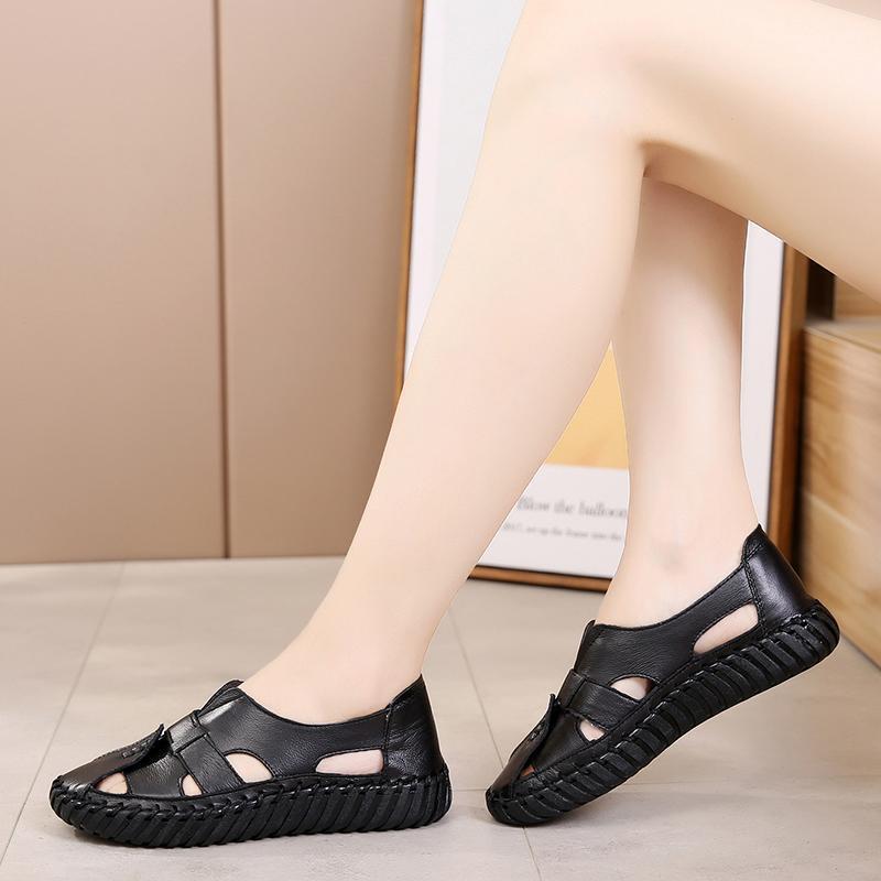 Sandales en cuir faites main
