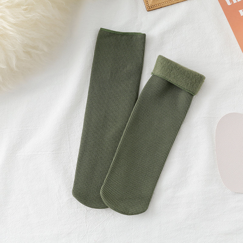 đ„Chaussettes d'Hiver avec Doublure en Peluche