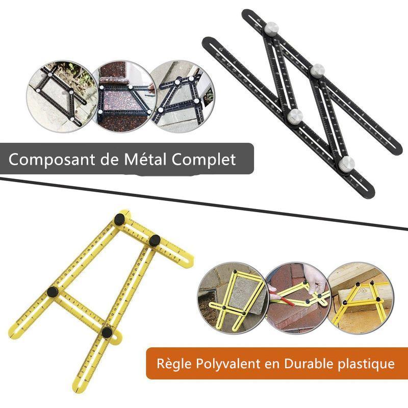 Universel Multi Angle de Mesure Règle Pliable