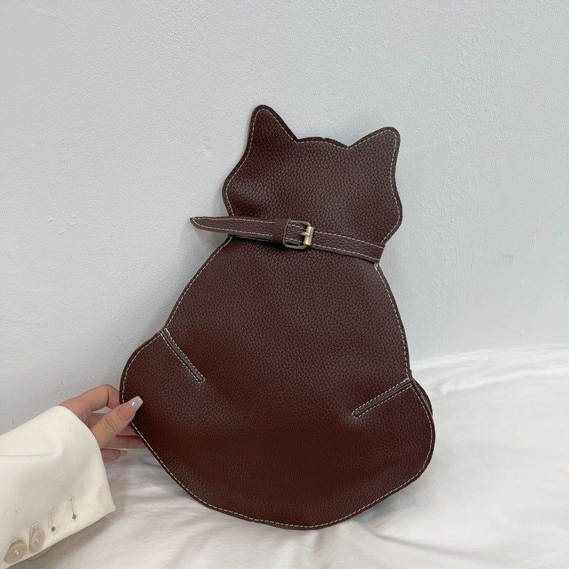 Sac à bandoulière en forme de chat