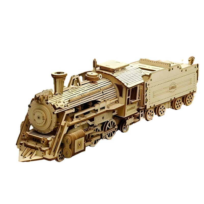 Ensemble de puzzle de modèle mécanique en bois super