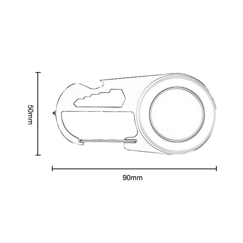 Porte-clés rechargeable portable multifonctionnel