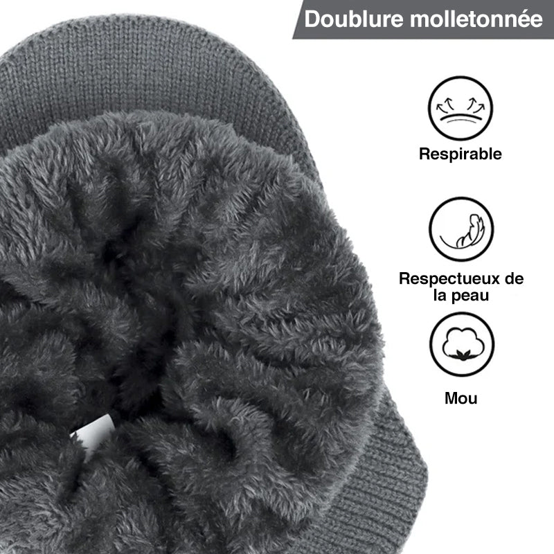 Équitation en Plein Air Élastique Protection d’Oreille Chaude Tricot Chapeau