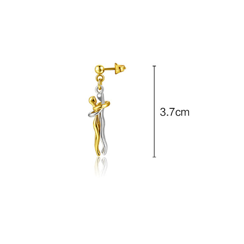 💕Collier et Boucles d'Oreilles Le Conte de Deux Amoureux