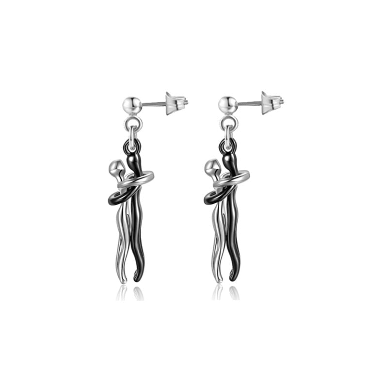 💕Collier et Boucles d'Oreilles Le Conte de Deux Amoureux