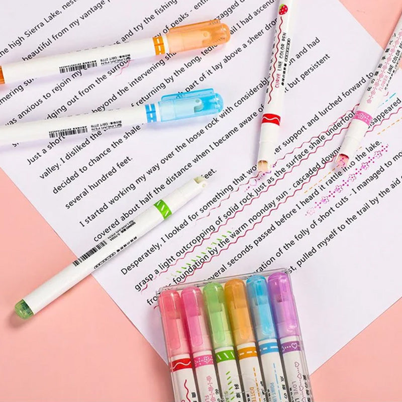 💖MEILLEURS CADEAUX POUR LES ENFANTS-Stylo marqueur fluorescent