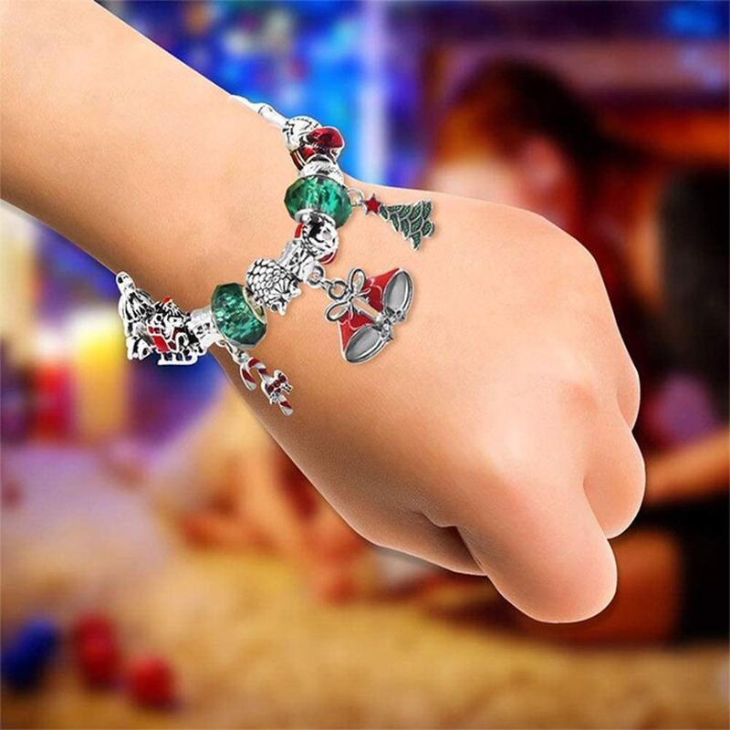 🎁Calendrier De Compte à Rebours 24 jours Bricolage Perlé Boîte Aveugle Cadeau De Noël Bracelet