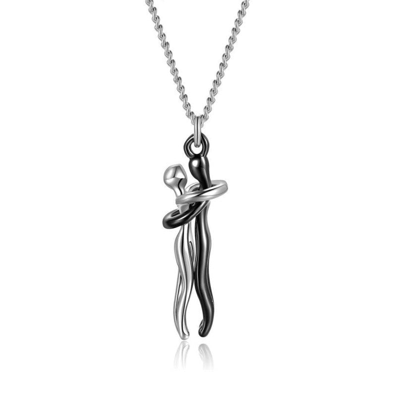 💕Collier et Boucles d'Oreilles Le Conte de Deux Amoureux