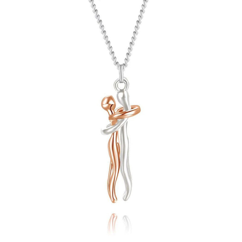 💕Collier et Boucles d'Oreilles Le Conte de Deux Amoureux