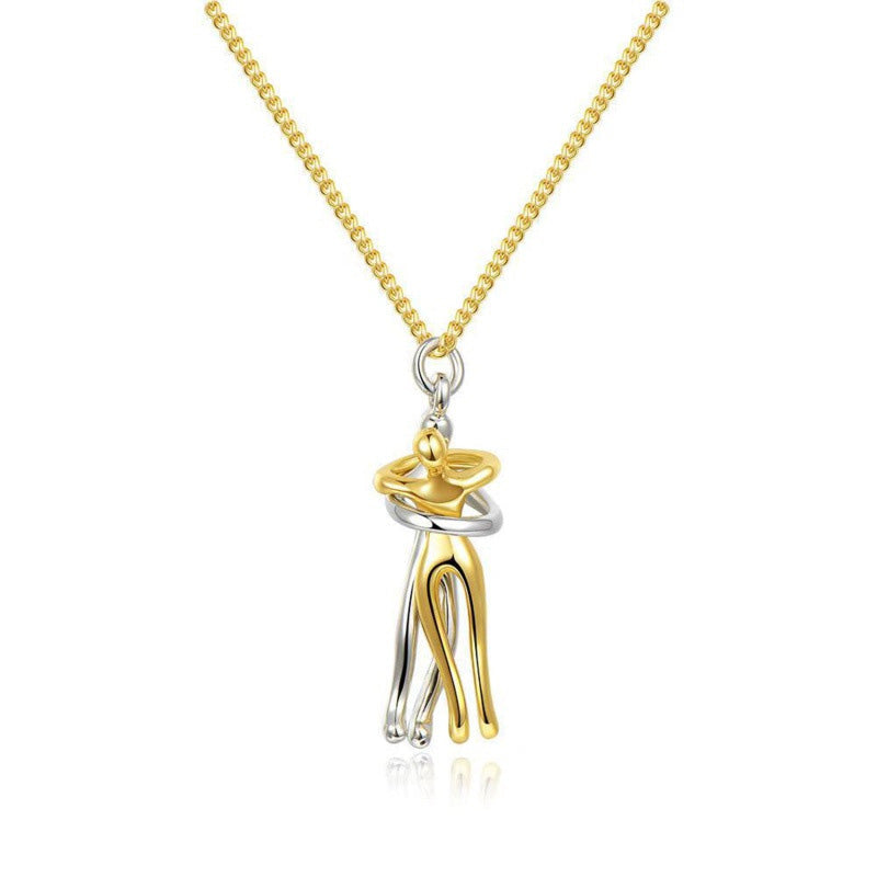 💕Collier et Boucles d'Oreilles Le Conte de Deux Amoureux
