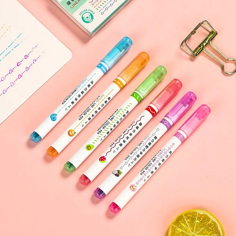 💖MEILLEURS CADEAUX POUR LES ENFANTS-Stylo marqueur fluorescent