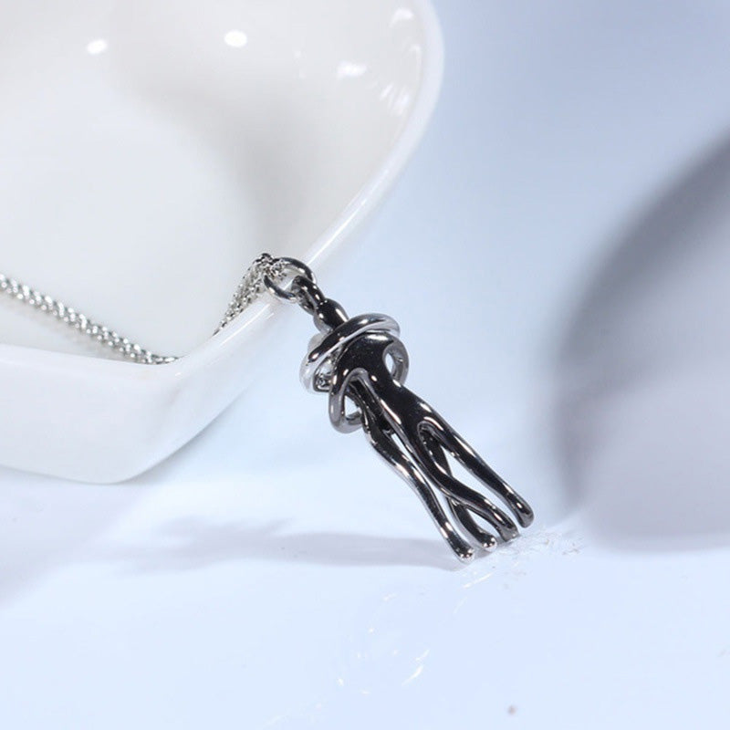 💕Collier et Boucles d'Oreilles Le Conte de Deux Amoureux