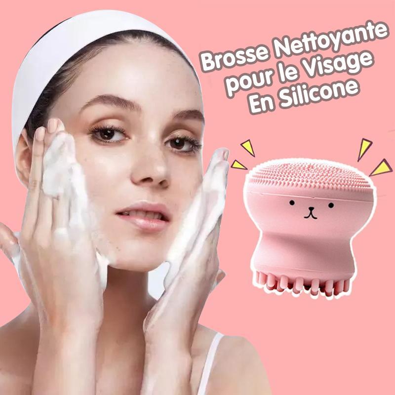 Brosse Nettoyante Visage en Silicone - 2 pièces