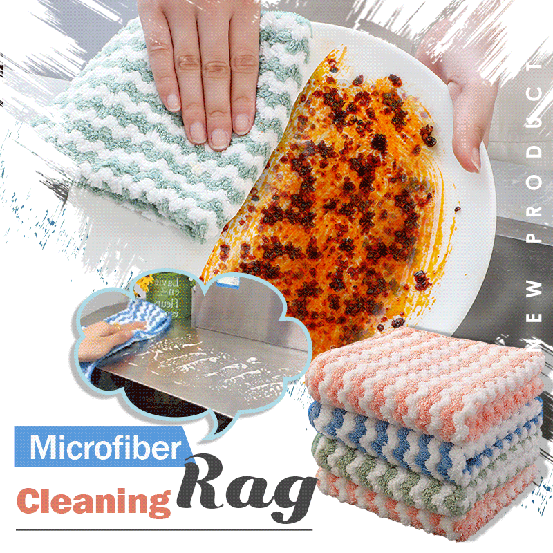 👍Lingettes En Microfibre (3 Pièces)