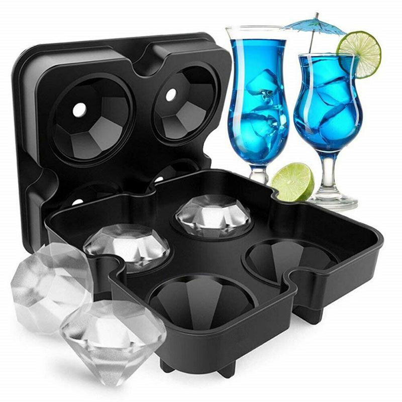 Silicone Moule à Glaçons en Forme de Diament