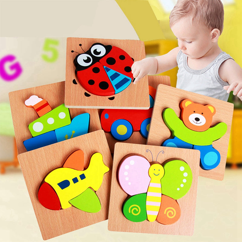 Puzzle stéréo des animaux
