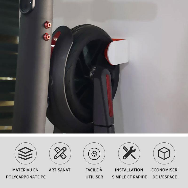 Porte-vélos Mural Intérieur en Plastique
