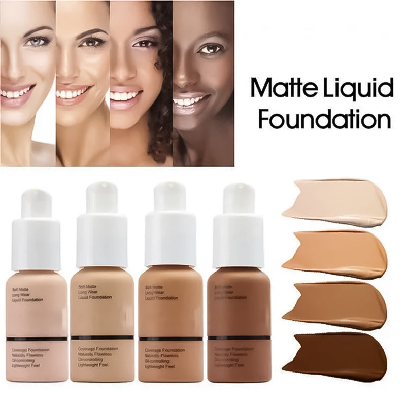 Fond de Teint Liquide Doux et Mat