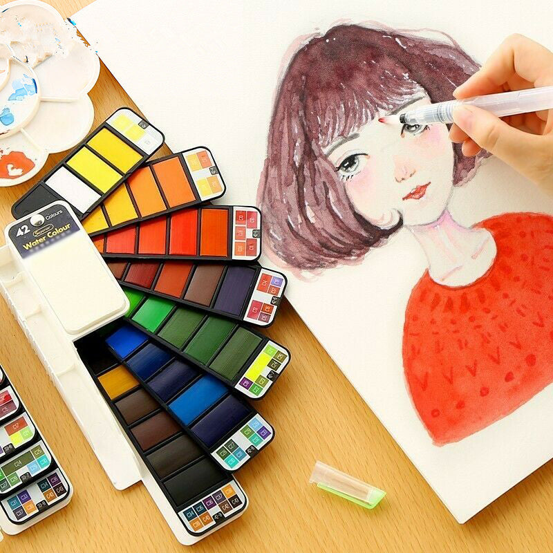 Palette de Peinture à la Gouache Solide (1 panneau)