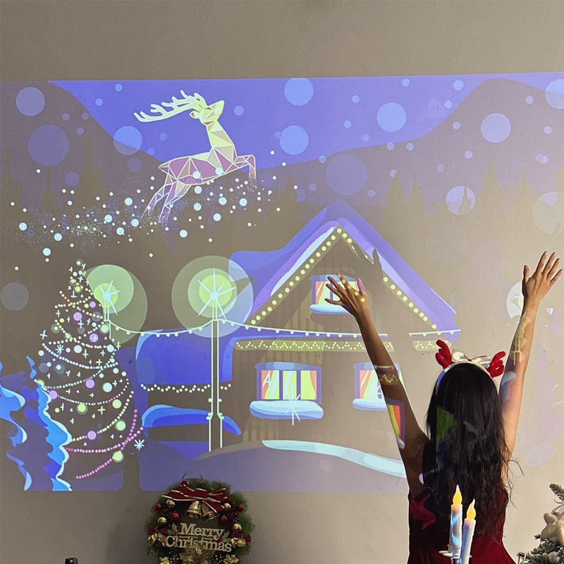 Projecteur d'ambiance de Noël