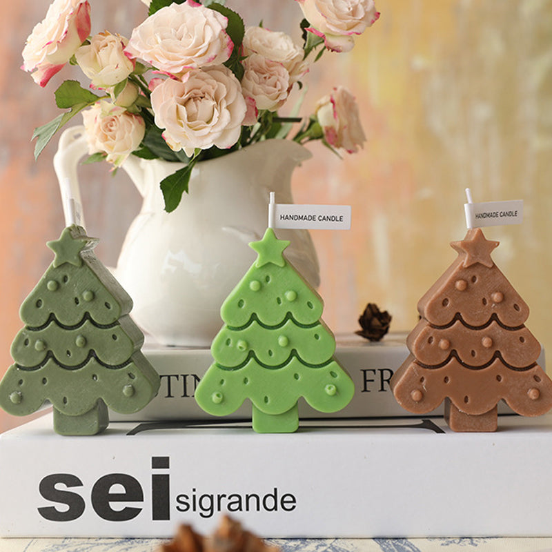 Bougies parfumées sapin de Noël