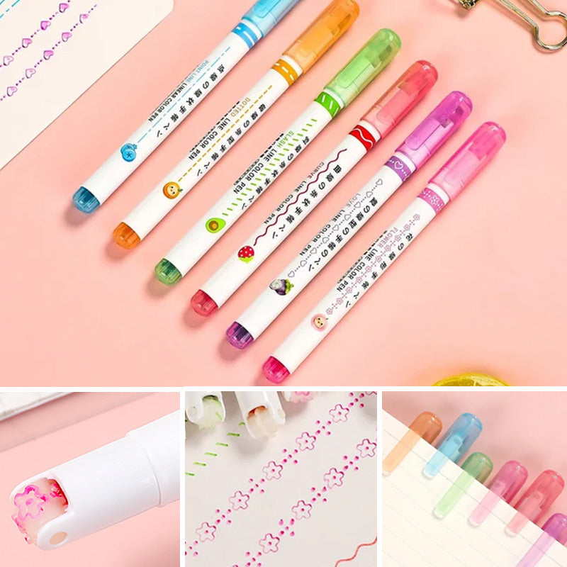 💖MEILLEURS CADEAUX POUR LES ENFANTS-Stylo marqueur fluorescent