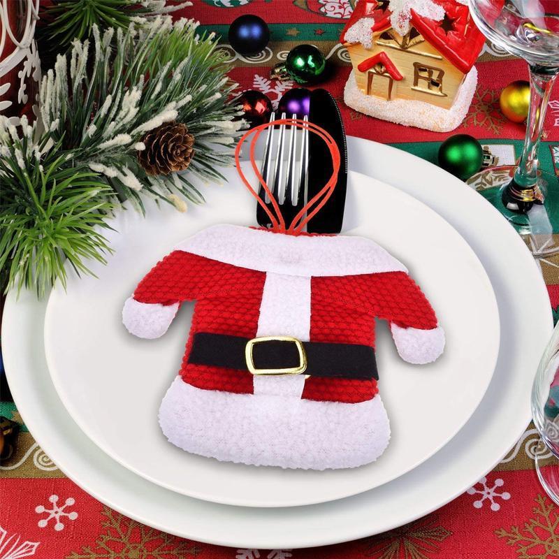 Costume de Père Noël de Porte-Couverts Décoration