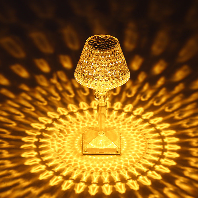 Lampe de table en cristal
