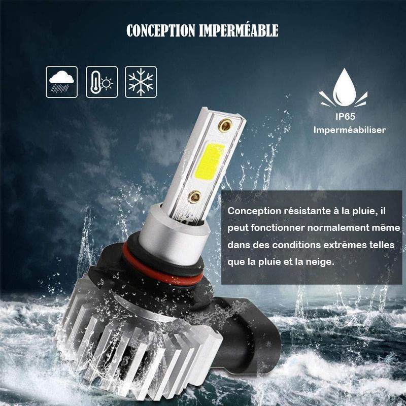 Phares LED Super Brillants de Voiture