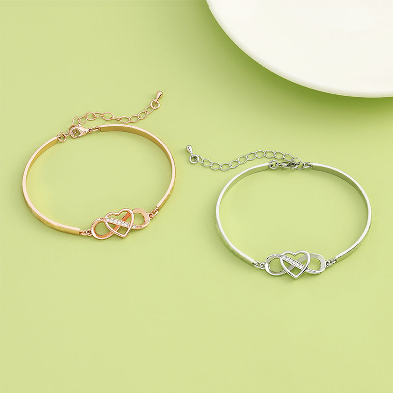 Rappelez-vous Toujours que Je t'aime Maman Bracelet Coeur d'amour pour Toujours
