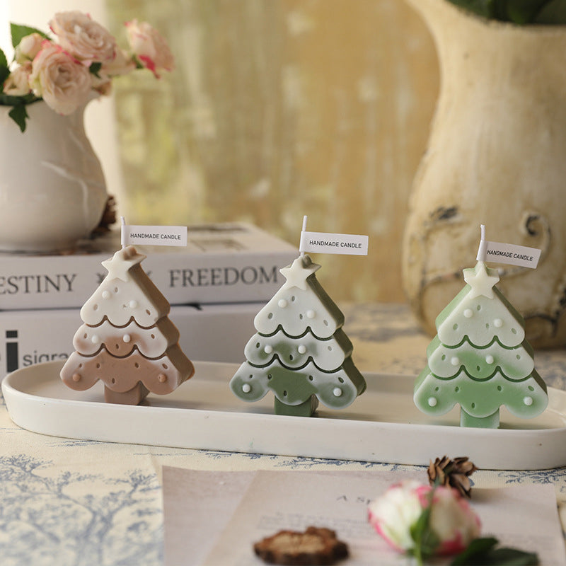 Bougies parfumées sapin de Noël