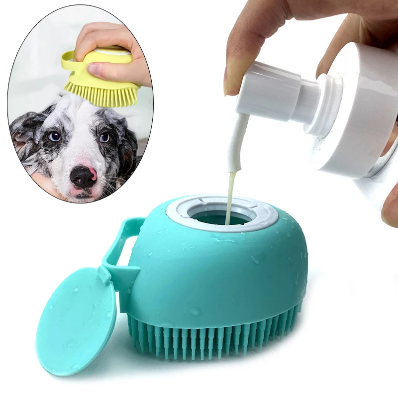 Brosse de Massage de Bain en Silicone Souple