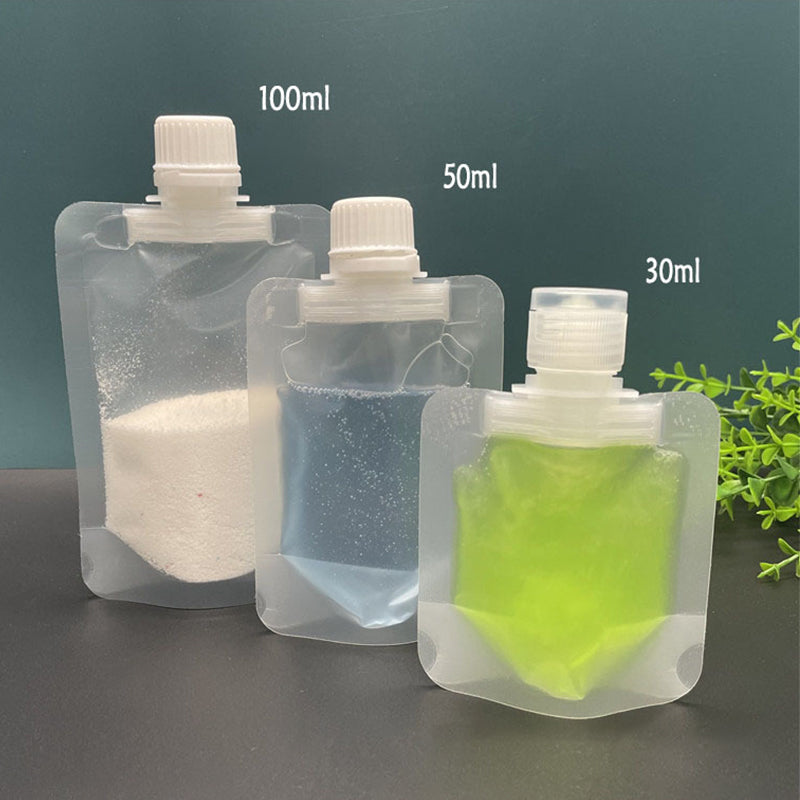 Sac d'emballage de distribution de fluide de voyage portable(10 Pcs)