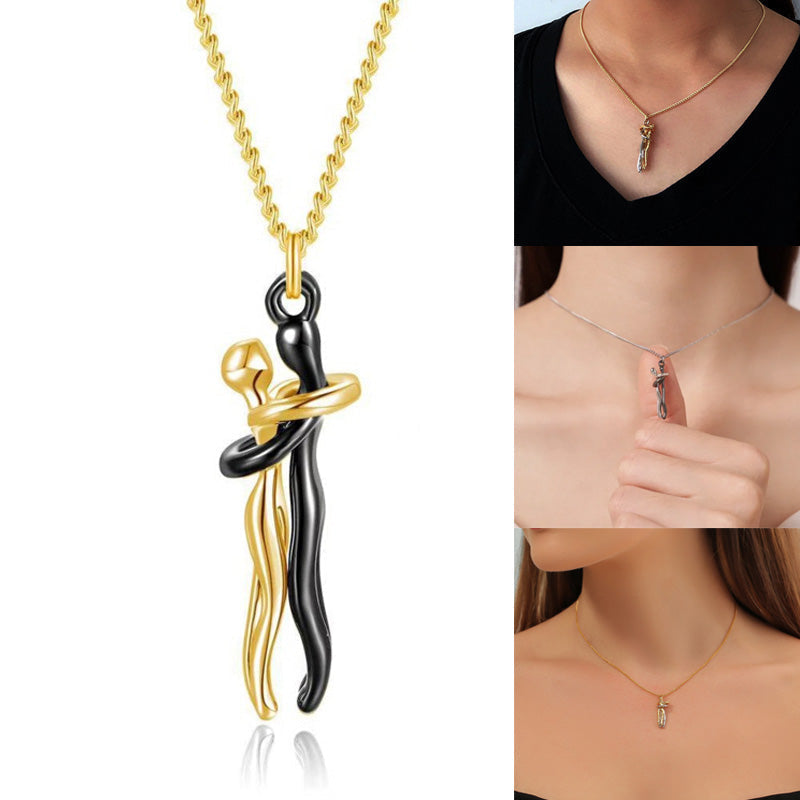 💕Collier et Boucles d'Oreilles Le Conte de Deux Amoureux