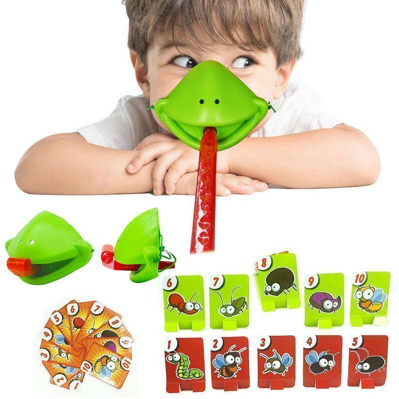 Jouet de bureau de jeu de capture de langue caméléon
