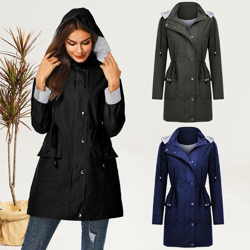 Manteau à capuche pour femme